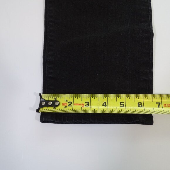 J Crew 484 Slim Black Skinny Jeans Men Size 32 x 34 Denim Zipper Fly Casual - Picture 14 of 14